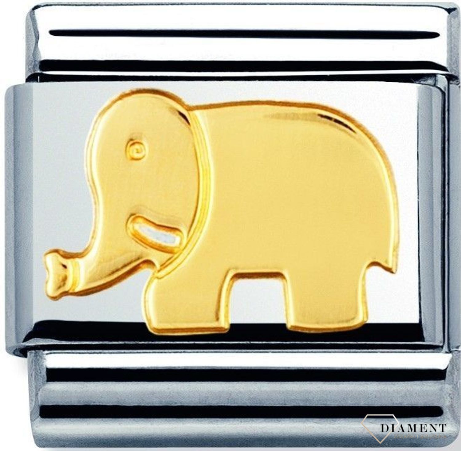 Nomination - Link 18K zawieszka złoto 'Słoń' 030112 08 biżuteria nomination nomination zawieszki nomination baza.jpg